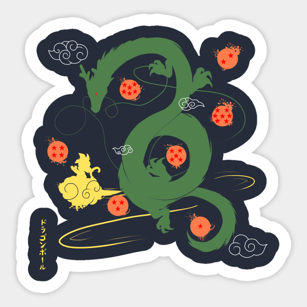 Wish to Dragon (colored) Sticker by PanosStamo